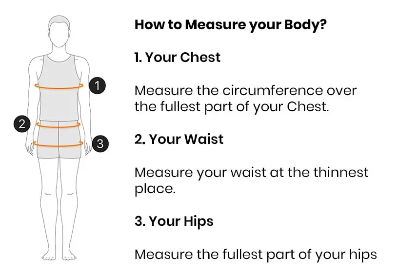 Size Chart INCH Body